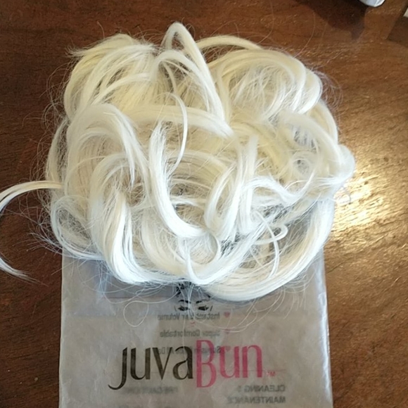 juva bun Hair Bleached Blonde Juva Bun Poshmark